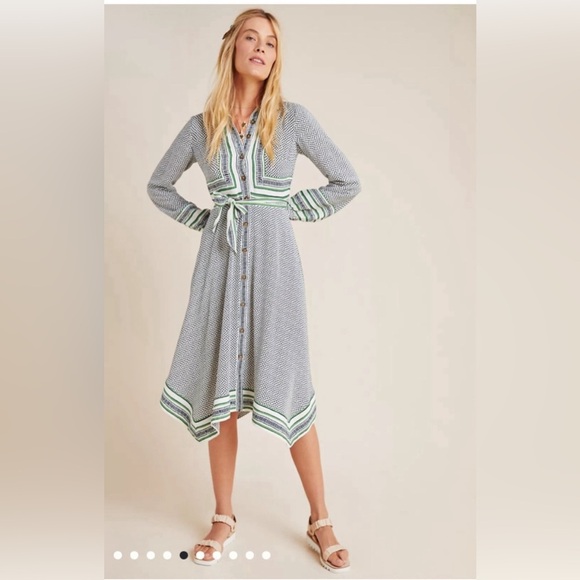 Maeve by Anthropologie Constantine Midi Dress Size 2 - Picture 7 of 7